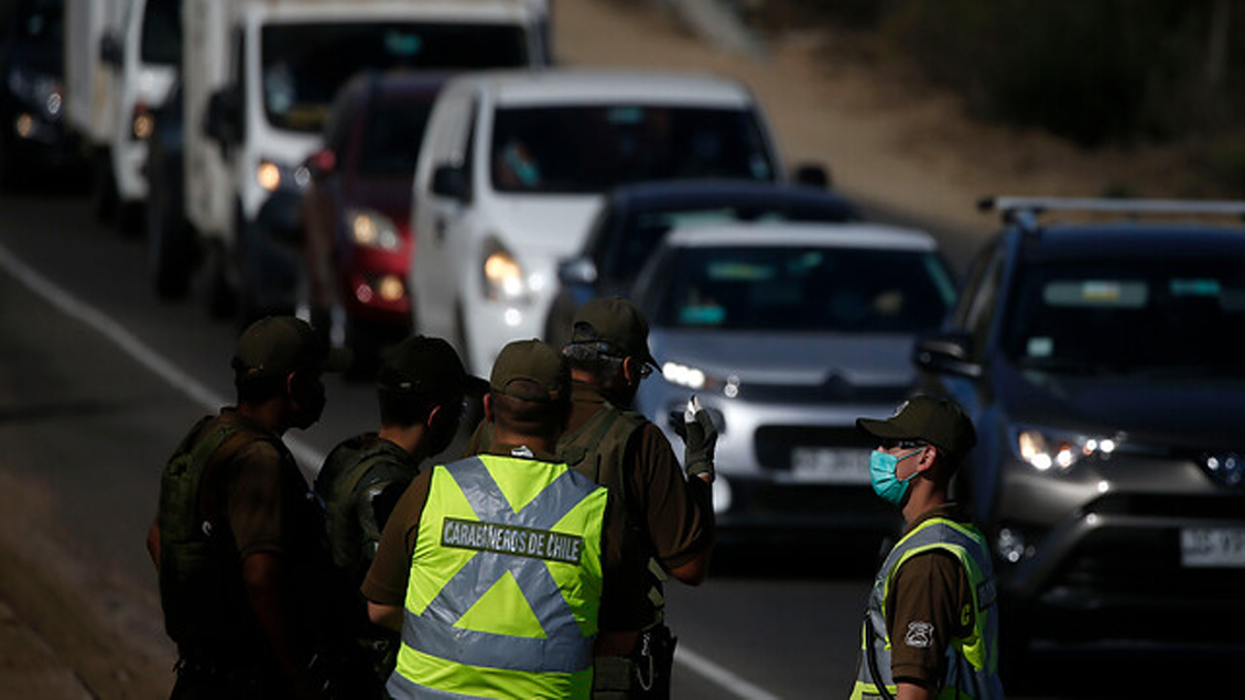 Más de 57.000 vehículos dejaron la Región Metropolitana durante el fin de semana largo