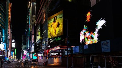  Chileno es parte de exposición en las pantallas de Times Square  