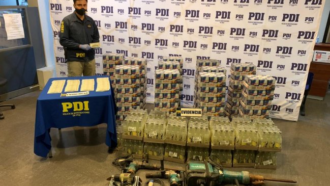 Roban cargamento de bebidas energéticas y limonadas en Iquique