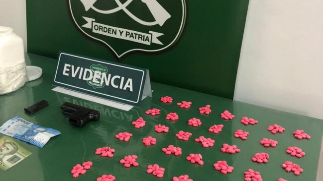 Incautan cocaína, éxtasis y un arma en un bus interurbano en Antofagasta