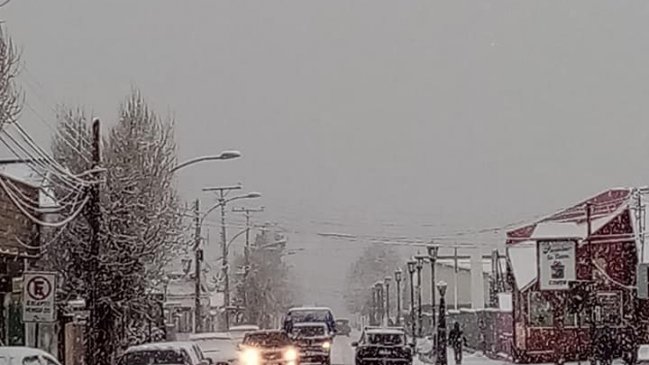 Temperatura mínima de 14 grados bajo cero se registró en Puerto Natales