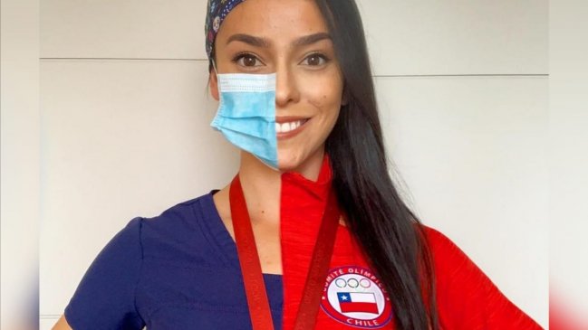 Medallista panamericana de Bikini Fitness combate el Covid-19 como enfermera en Iquique