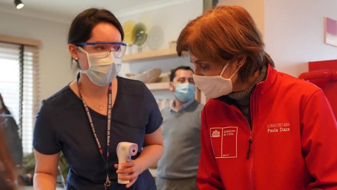 Subsecretaria Daza inauguró call center para trazabilidad y residencia sanitaria en Ñuble
