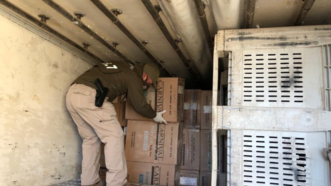 Millonario contrabando de cigarrillos quedó al descubierto en Antofagasta