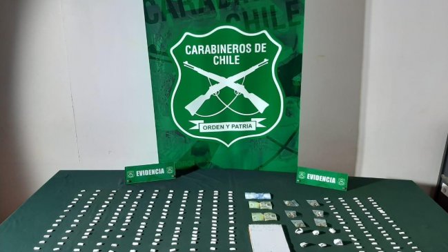 Detienen a sujeto acusado de microtráfico de drogas en Rancagua
