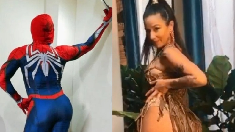Sensual Spiderman encendió las redes al copiar osado baile de Denise Rosenthal