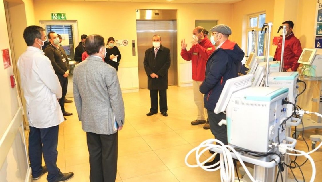 Diez ventiladores mecánicos llegaron a fortalecer la UCI del Hospital de Chillán