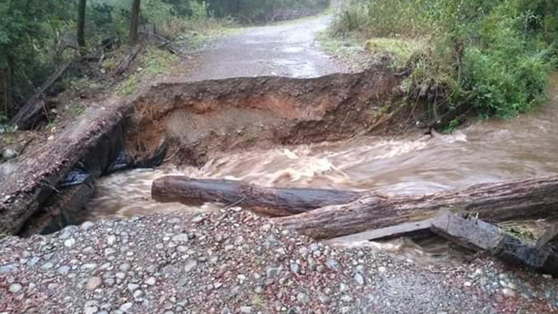Intensas lluvias provocan anegamientos en La Araucanía