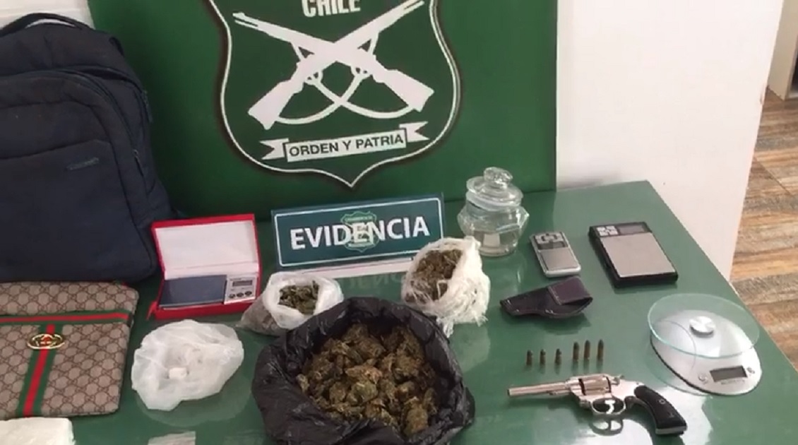 Carabineros detuvo a sospechosos por venta de drogas en redes sociales y despacho a domicilio en Antofagasta