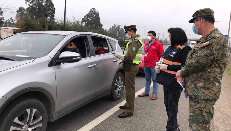 Comienza operación de los cordones sanitarios en Temuco y Padre Las Casas