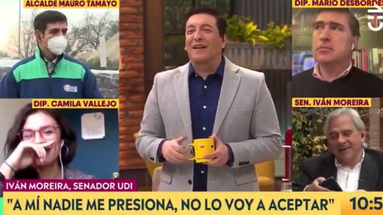 El chascarro en vivo de Iván Moreira cuando dijo que la UDI está 