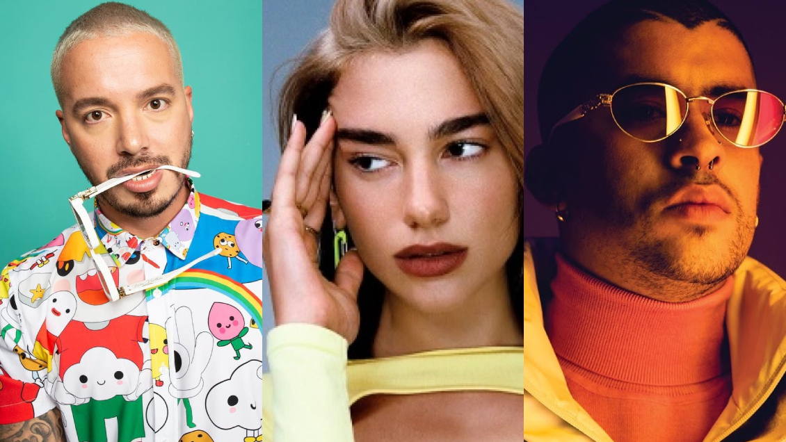 Dua Lipa anuncia colaboración con Bad Bunny y J Balvin