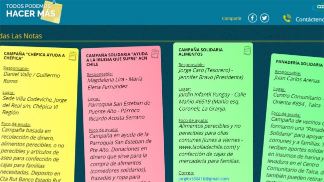 #TodosPodemosHacerMás: Chépica, Puente Alto, Santiago, Pedro Aguirre Cerda y Talca