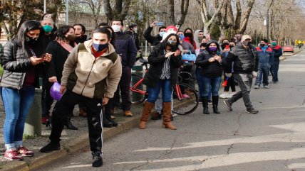   Manifestaciones contra Martín Pradenas en cárcel de Temuco 