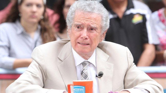 A los 88 años falleció el destacado conductor estadounidense Regis Philbin