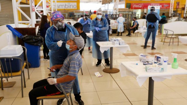 Salud pesquisa casos de Covid-19 en Terminal Agro de Alto Hospicio