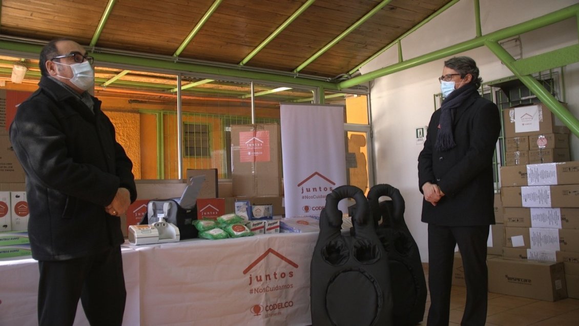 El Teniente donó ventiladores no invasivos para pacientes críticos de O’Higgins