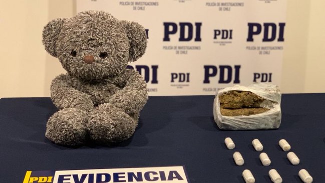 Sujeto ocultó droga en un peluche para cruzar barrera sanitaria