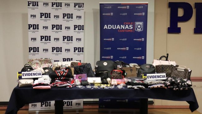 Incautan casi un centenar de prendas y accesorios de lujo falsificados en Punta Arenas