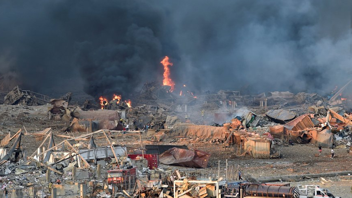 Más de 2.700 toneladas de nitrato de amonio causaron la explosión en Beirut, según el gobierno