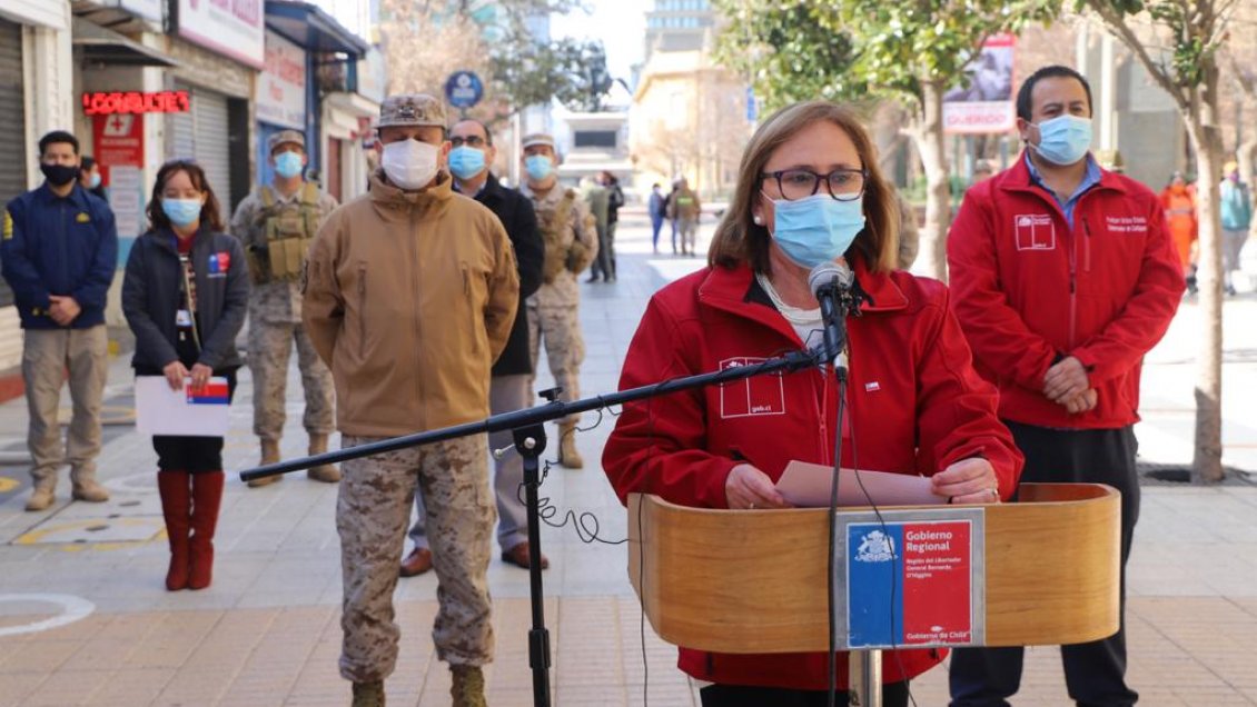 Intendenta de O'Higgins indicó que no sería prudente levantar cuarentenas en la zona