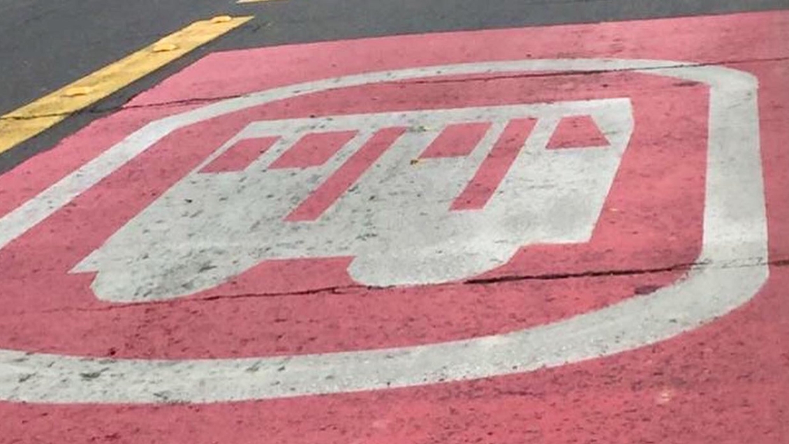 Abren nueva pista exclusiva para buses del transporte capitalino en Providencia