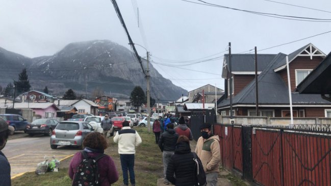 Llegada de cargamentos de pellet para calefacción provocó largas filas en Coyhaique