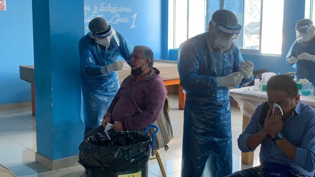 150 exámenes PCR se tomaron en terminal de microbuses de Alto Hospicio