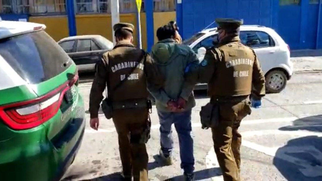 Carabineros detuvo a hombre acusado de tratar de quemar a su pareja