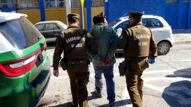 Carabineros detuvo a hombre acusado de tratar de quemar a su pareja