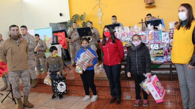 Día de la Niñez en Chillán: Regalan más de mil juguetes a niñas y niños de comedores solidarios