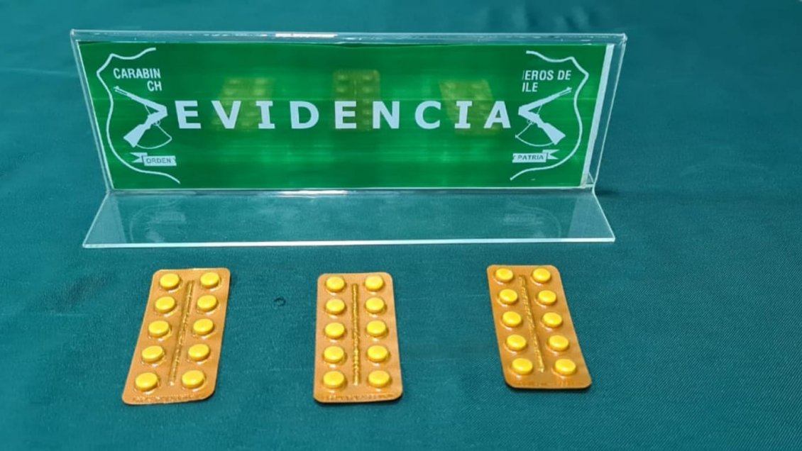 Detienen en Coyhaique a dos personas por microtráfico de clonazepam