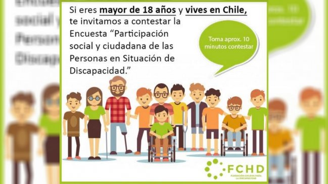 Lanzan primera encuesta ciudadana para personas discapacitadas