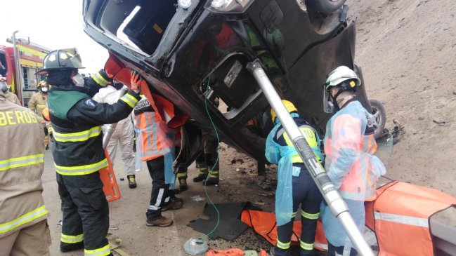 Tarapacá: Dos accidentes de tránsito se registran en la Ruta A-16