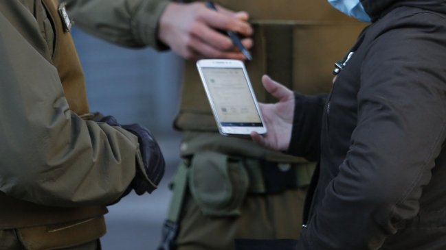 Cuatros detenidos en el centro de La Serena circulando con permisos falsos