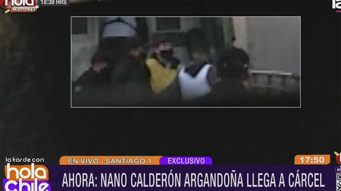 Hernán Calderón Argandoña ingresó a cárcel Santiago 1