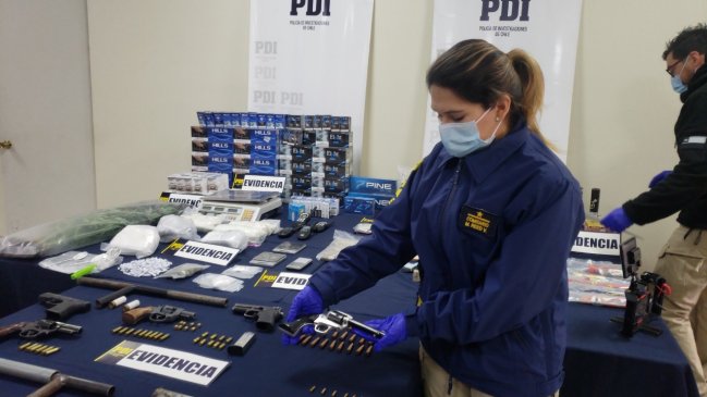 San Fernando: PDI detiene a diez sujetos que pertenecían a tres bandas rivales por diversos delitos