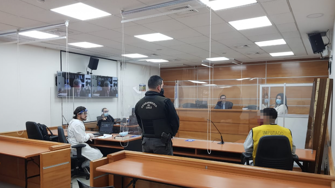 Realizan el primer juicio oral semipresencial en Iquique