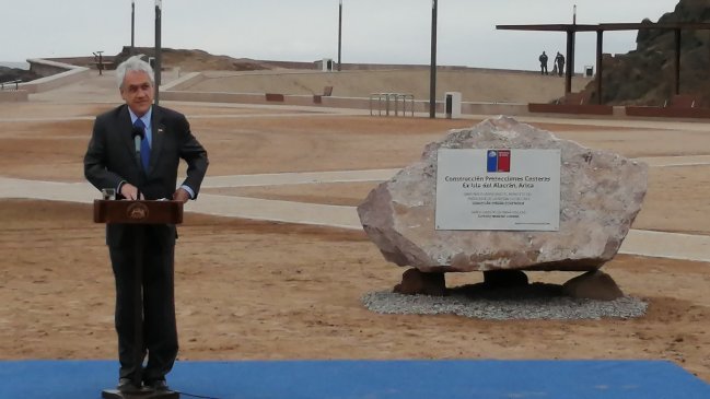 Presidente Piñera anunció plan de inversión por 450 millones de dólares para Arica