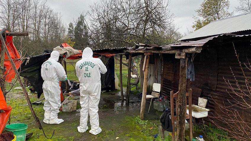 Labocar investiga incendio que dejó a un fallecido en Colbún