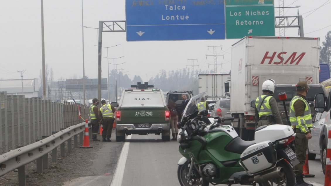 Camioneros deponen movilización en el Maule y retiran máquinas de las bermas