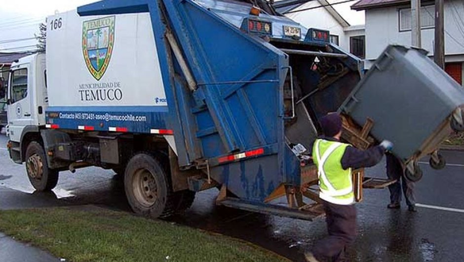 Retomaron recolección de residuos domiciliarios en Temuco y Padre Las Casas