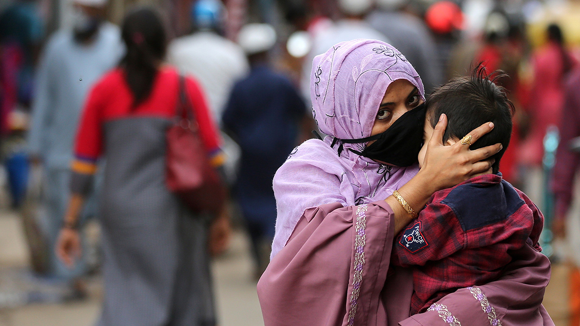 India marcó un nuevo récord mundial con 95.735 casos de Covid-19 en 24 horas