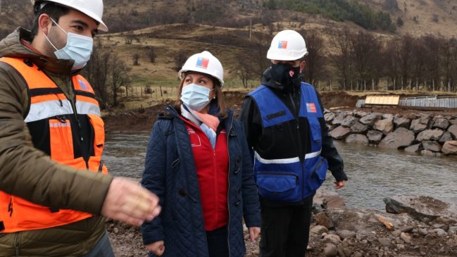 Coyhaique: Obras del nuevo Puente Tronador II alcanzan un 30 por ciento de avances