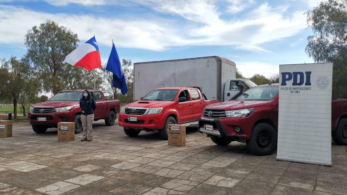 En el desierto de Calama se decomisaron 290 millones de pesos en cigarrillos de contrabando