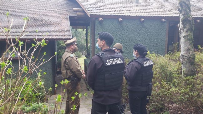 Intensa fiscalización de Carabineros y la Armada a casas de veraneo en Pucón