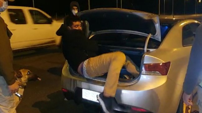 Pensó que pasaría desapercibido: Quiso entrar a la Región de Coquimbo oculto en maletero