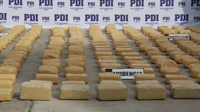 Banda transnacional cayó con más de 300 kilos de droga en Tarapacá