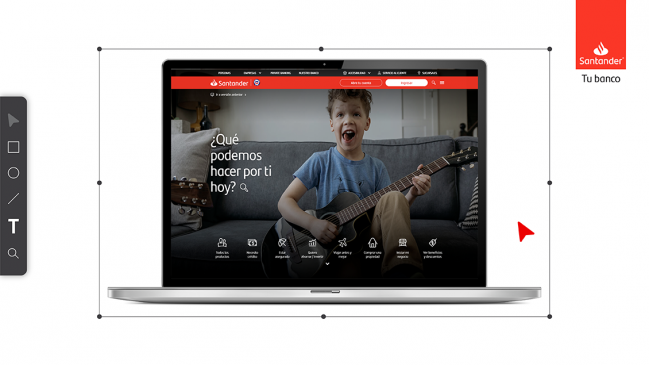 Santander presenta su renovado sitio web Santander.cl