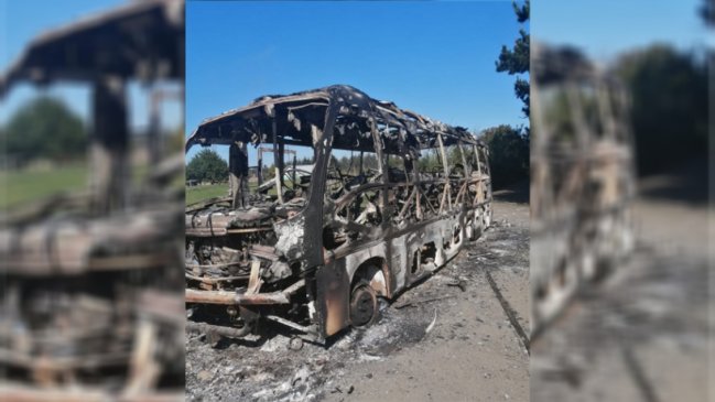 Labocar investiga quema de un bus que prestaba servicios de transporte a vecinos de Cañete
